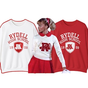 Maglione del musical Grease, maglione della Rydell High School Varsity, felpa del musical teatrale Grease, top del film Grease, regalo per fan del musical
