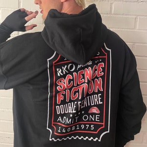 ROCKY HORROR HOODIE Frank n Furter Quote Rocky Horror Picture Show Tim Curry Top Riff Raff Magenta Rocky Horror Show Jumper
