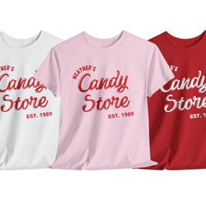 CANDY STORE T-SHIRT Heathers Musiktheater-Hemd Heathers Das musikalische Heather-Krämer-Zitat-Süßigkeitsspeicher-Spitzen-Heather Veronica Sawyer