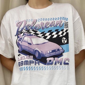 BACK to the FUTURE MUSICAL Tshirt Delorean Shirt 80s Movie Tee Marty McFly Back to the Future Film Top Doc Brown Tee