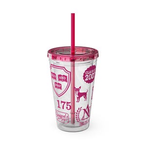 LEGALLY BLONDE TUMBLER With Straw Elle Woods Quote Legally Blonde Movie Delta Nu Legally Blonde Musical Theatre Fan Gift Broadway Show