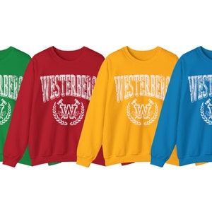 HEATHERS MUSICAL JUMPER Veronica Sawyer Varsity Sweatshirt Heathers das Musikalische Pullover Theater Geschenk