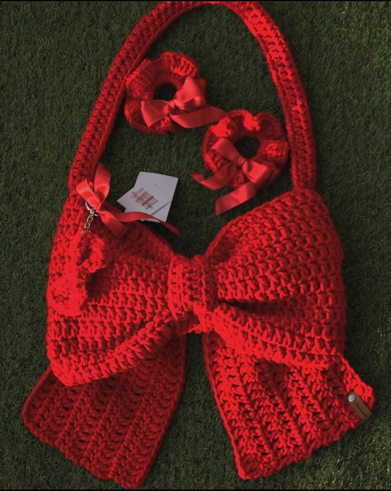 JeVenis Cherry Red Shoulder Bags Cherry Keychain Women Purses Handbags Coquette Bow Purse Y2k Bag Clutch Hobo Handbag, Red 3