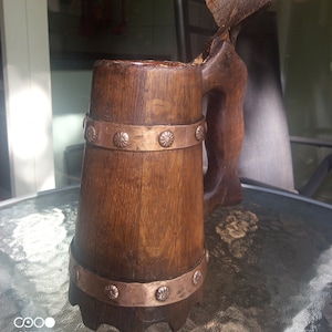 Beer mug, wooden mug