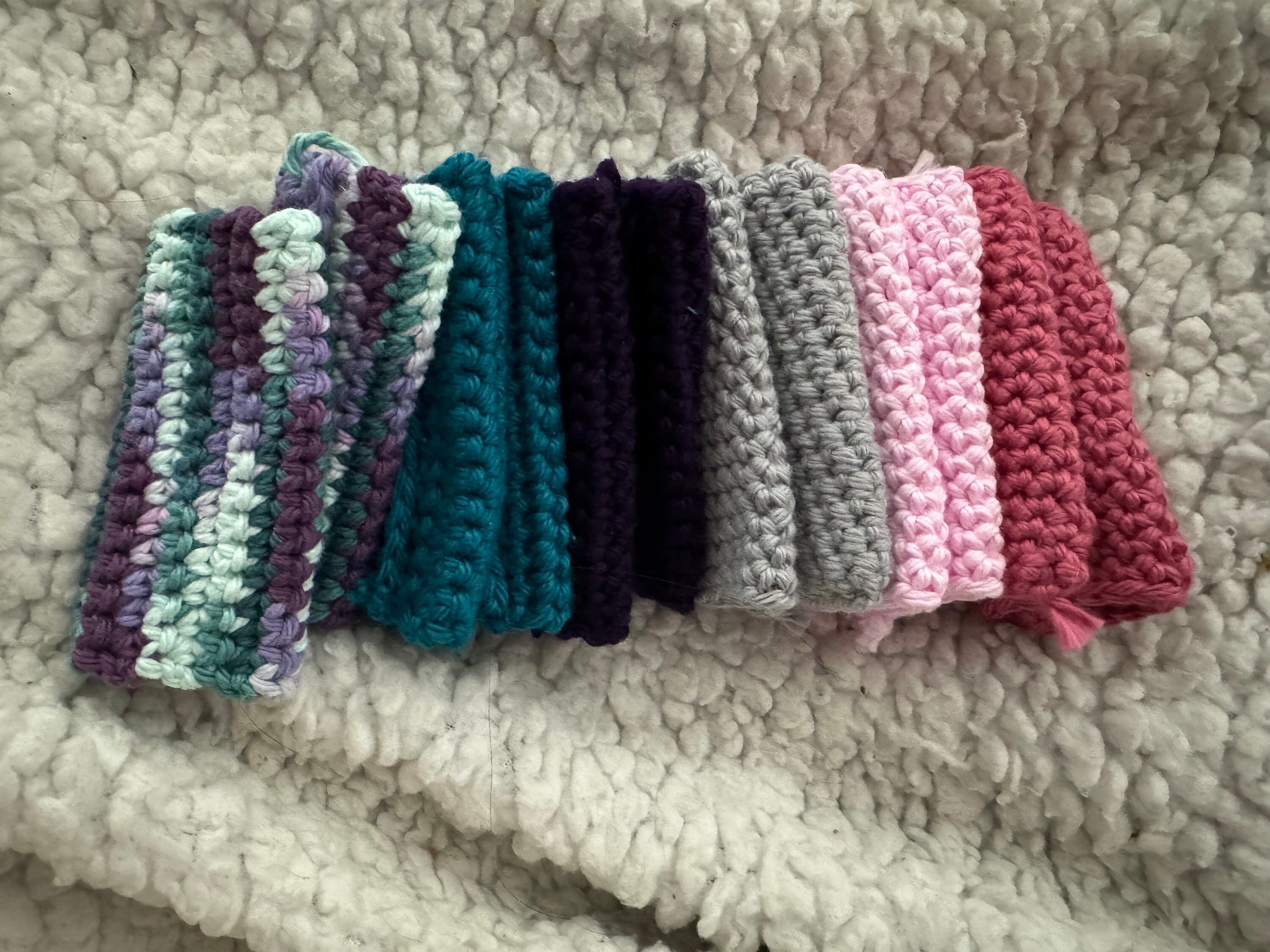 CPAP mask covers, crochet