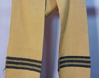 Eri silk stole with natural dye from Assam