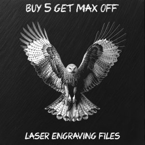 Laser Engraving File PNG, Slate Coaster Board Sign Tray Photo Picture Image, CNC Router, CO2, Lightburn, Glowforge, Xtool, Red Kite
