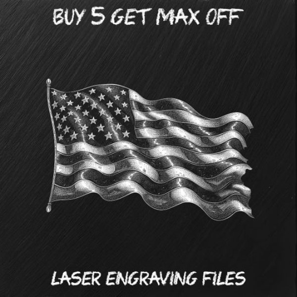Laser Engraving File PNG, Slate Coaster Board Sign Tray Photo Picture Image, CNC Router, CO2, Lightburn, Glowforge, Xtool, american flag usa