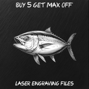 Laser Engraving File PNG, Slate Coaster Board Sign Tray Photo Picture Image, CNC Router, CO2, Lightburn, Glowforge, Xtool,kitchen, tuna fish