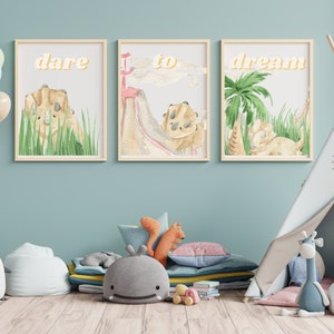 Décor de dinosaure pour la chambre de bébé Osez rêver image 1