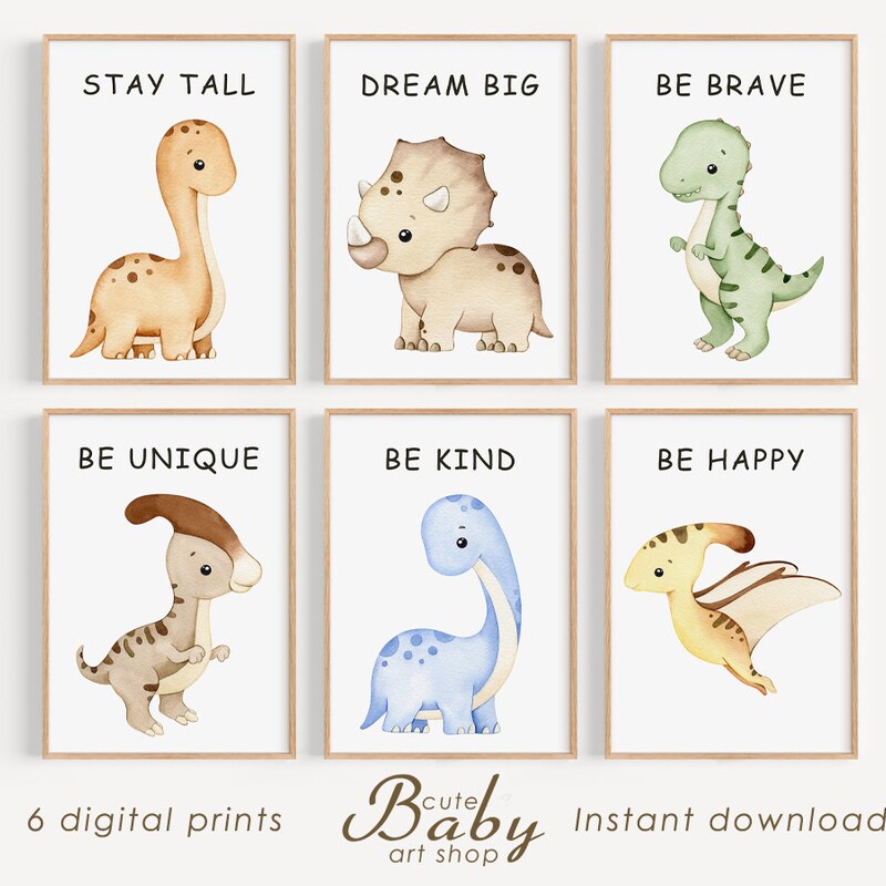 Dinosaur Prints Nursery - Etsy