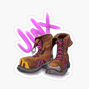Jinx Boots, Drucke, Aufkleber, Postkarten, Karten