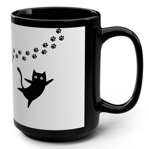 Cute Cat Coffee/Tea Mug, Cat Lover Coffee Mug Gift, Animal Lover Gift, But First Cats Funny Mug, Cat Lover Gift, Playful Cat Coffee Mug15 oz
