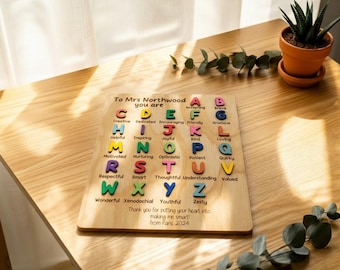 ABC Thank you board