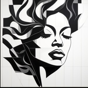 Black & White Wall Art, Jazz and Blues Wall Art, Black Musicians with instruments, AI Digital Art, Black Art, Harlem Art