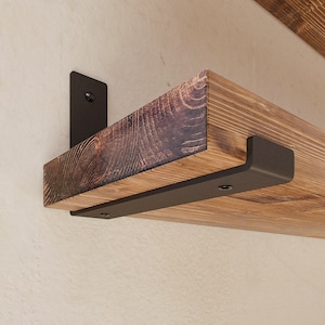 Shelf bracket 10/15/20/25/30 cm | RIEDBERG | Shelf bracket, L-shaped wall shelf bracket, bracket, shelf support
