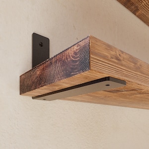 Shelf bracket 10/15/20/25/30 cm | FREIBERG | Shelf bracket, L-shaped wall shelf bracket, console, shelf support