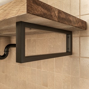 Supporto per lavabo 20/25/30/35/40/45/50 cm RHEIN, altezza 10 cm, 3 colori, comprese viti immagine 4