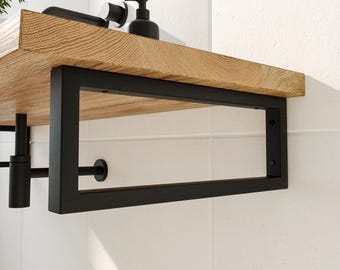 Washbasin bracket 20/25/30/35/40/45/50 cm RHEIN, washbasin console 15 cm high, 3 colours, incl. screws