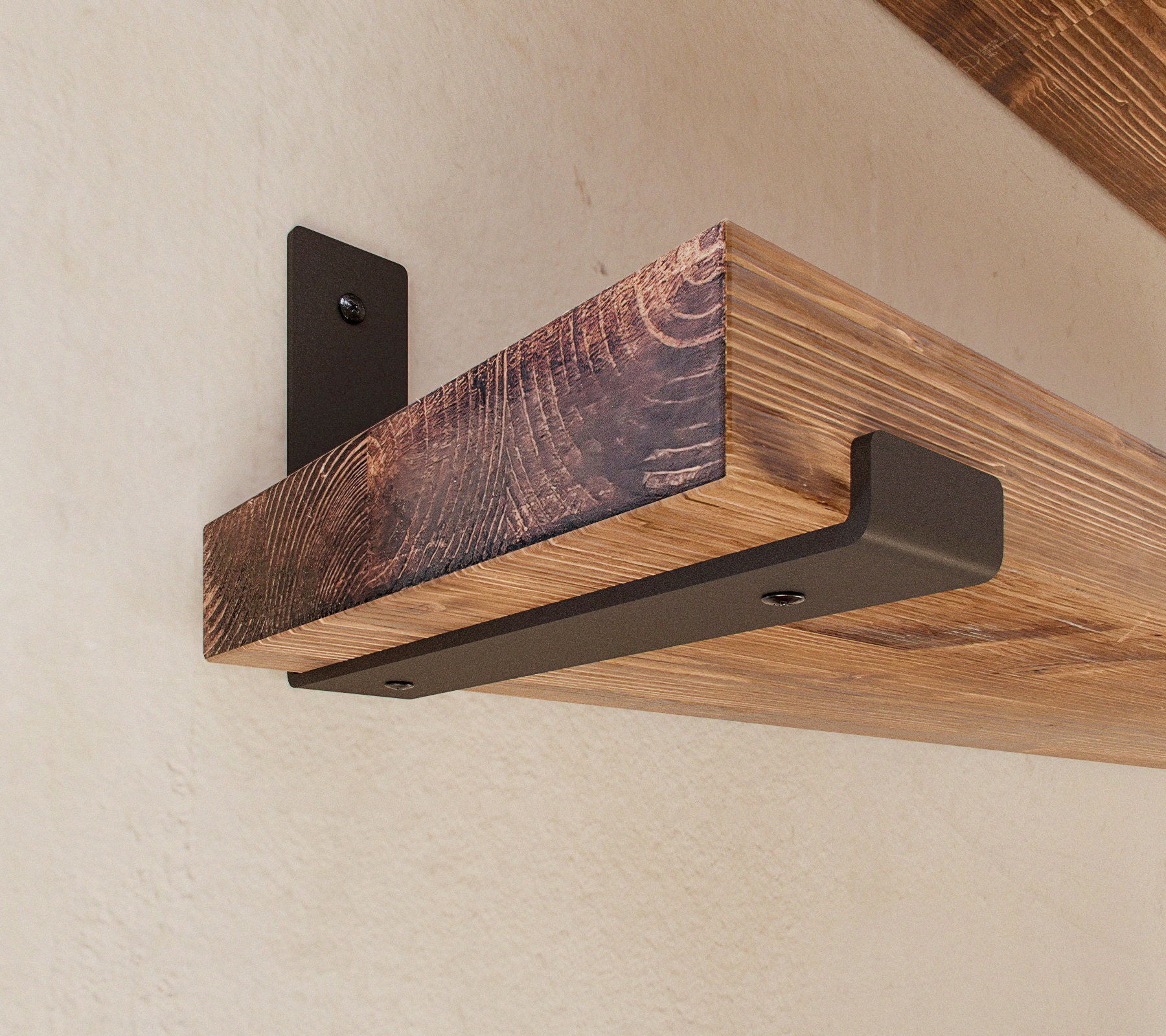 Shelf bracket 10/15/20/25/30 cm | RIEDBERG | Shelf bracket, L-shaped wall shelf bracket, bracket, shelf support