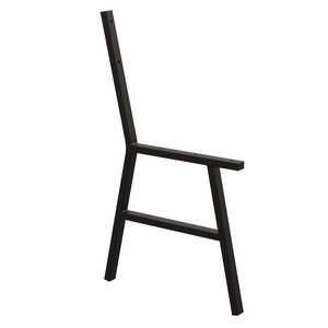 Bench legs with backrest, bench frame, bench legs