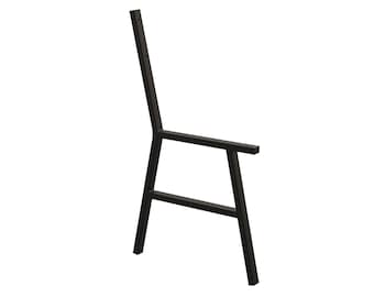 Bench legs with backrest, bench frame, bench legs