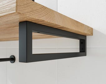 Soporte para lavabo de 20/25/30/35/40/45/50 cm RHEIN, 10 cm de altura, 3 colores, tornillos incluidos