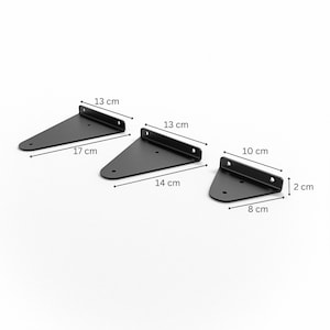 Shelf bracket 8/14/17 cm STOLBERG 2 colors incl. screws image 7