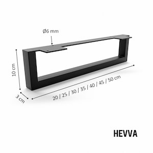 10 cm high furniture feet 20/25/30/35/40/45/50 cm GRAZ Furniture legs, cupboard feet, base foot for cupboard, couch, sofa, bed or sideboard image 6