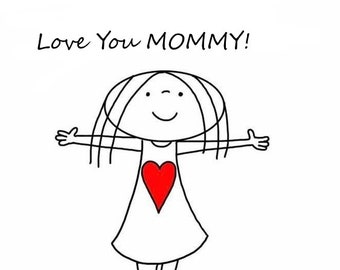 Alles Gute zum Muttertag, Geschenkkarte, digitales Material für Mama