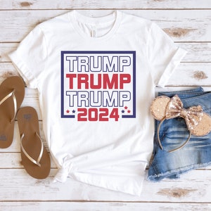 Trump Shirt, Wahl 2024 T Shirt, Donald Trump Geschenke, Trump Vote Shirt, Konservatives Outfit, Amerikanische Flagge T-Shirt, Republikanisches T-Shirt