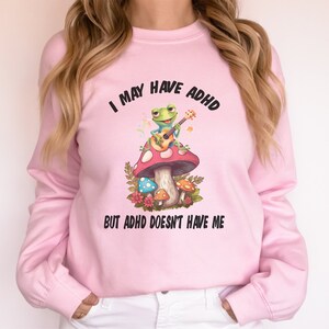 ADHD Awareness Sweatshirt. Neurodivergent Christmas Gift, Anxiety Tshirt, Funny Vintage Self Love, Mental Health Sweater
