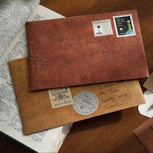 5Pcs High Quality Vintage Design   Envelope  Anniversary Invitation Envelop