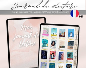journal de lecture numérique français Carnet de lecture français digital journal de lecture digital français Goodnotes Noteshelf
