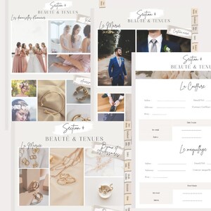 May include: A wedding planning checklist with sections for the bride, groom, hair, makeup, and jewelry. The checklist includes sections for the bride's dress, the groom's attire, and the wedding party's attire. The checklist also includes sections for the bride's hair and makeup, and the groom's hair. The checklist includes a section for jewelry.