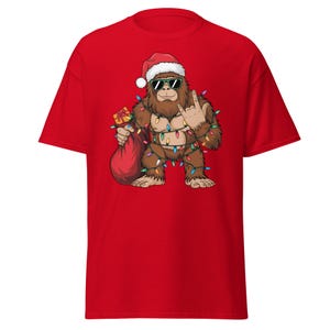 Funny Bigfoot Christmas Shirt – Santa Sasquatch