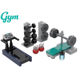 Gym MOC- PDF Instructions (Digital Download) - Building Instructions for building blocks