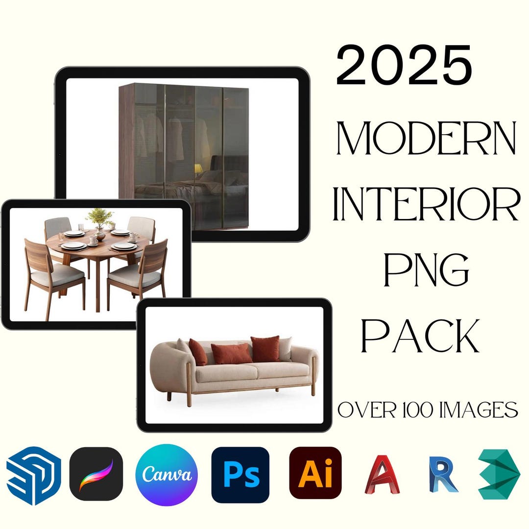 Modern Interior Design PNG Clipart Bundle,furniture Png,home Decor ...