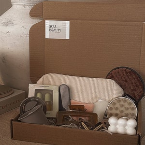 Pamper Box Gift Set, Spa Day at Home, Relaxing Self Care Kit, Beauty Box for Her