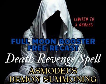 Enhanced Death Spell | Revenge Curse Spell | Summon Demons | Death Ritual - Death Curse - Death Hex | Curse Your Enemy | Asmodeus