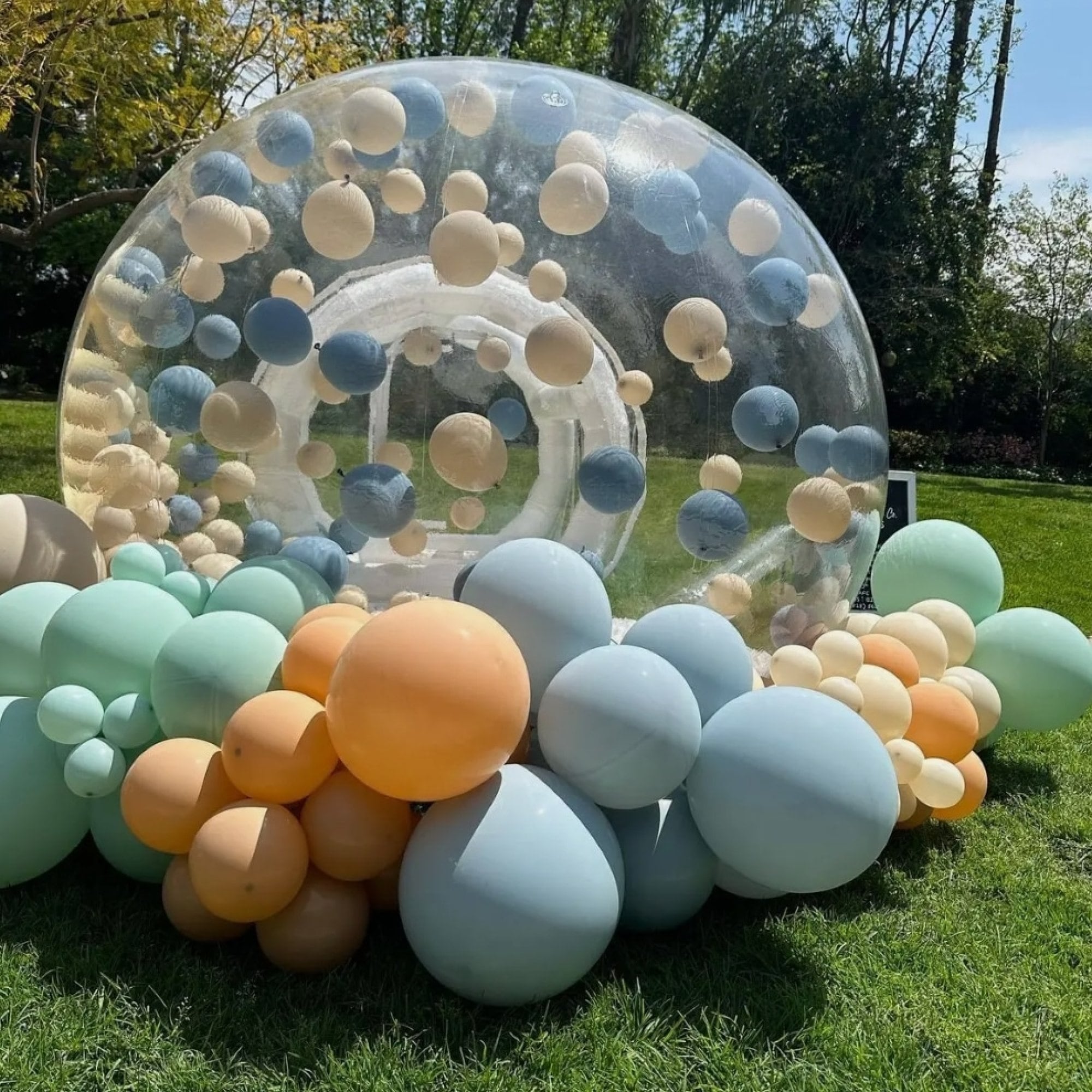 Inflatable Party Bubble House Party Balloon Dome for Hire Etsy UK