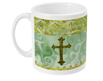 Tasse chrétienne de 11 oz, cadeau de foi, Jésus, foi, tasse à café religieuse, cadeau parfait pour le prêtre