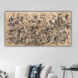 Herbst rhythm von Jackson Pollock Wand Kunst, Nr. 30 Pollock Leinwand Druck, Pollock Poster, Pollock Kunstdruck, Pollock Wanddekor, abstrakte Kunst