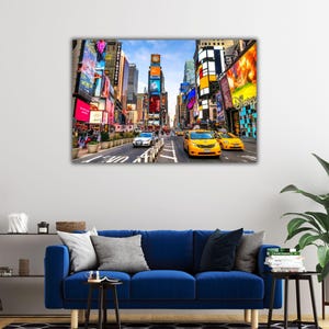 Times Square Leinwanddruck, NYC Manhattan Wandkunst, Times Square Druck Kunst, Times Square Poster, Times Square Kunst, Times Square Wanddekoration