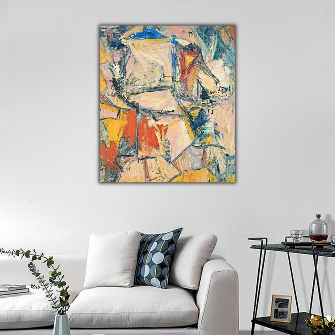 Interchange Canvas Print, Willem De Kooning Wall Art, Kooning ...