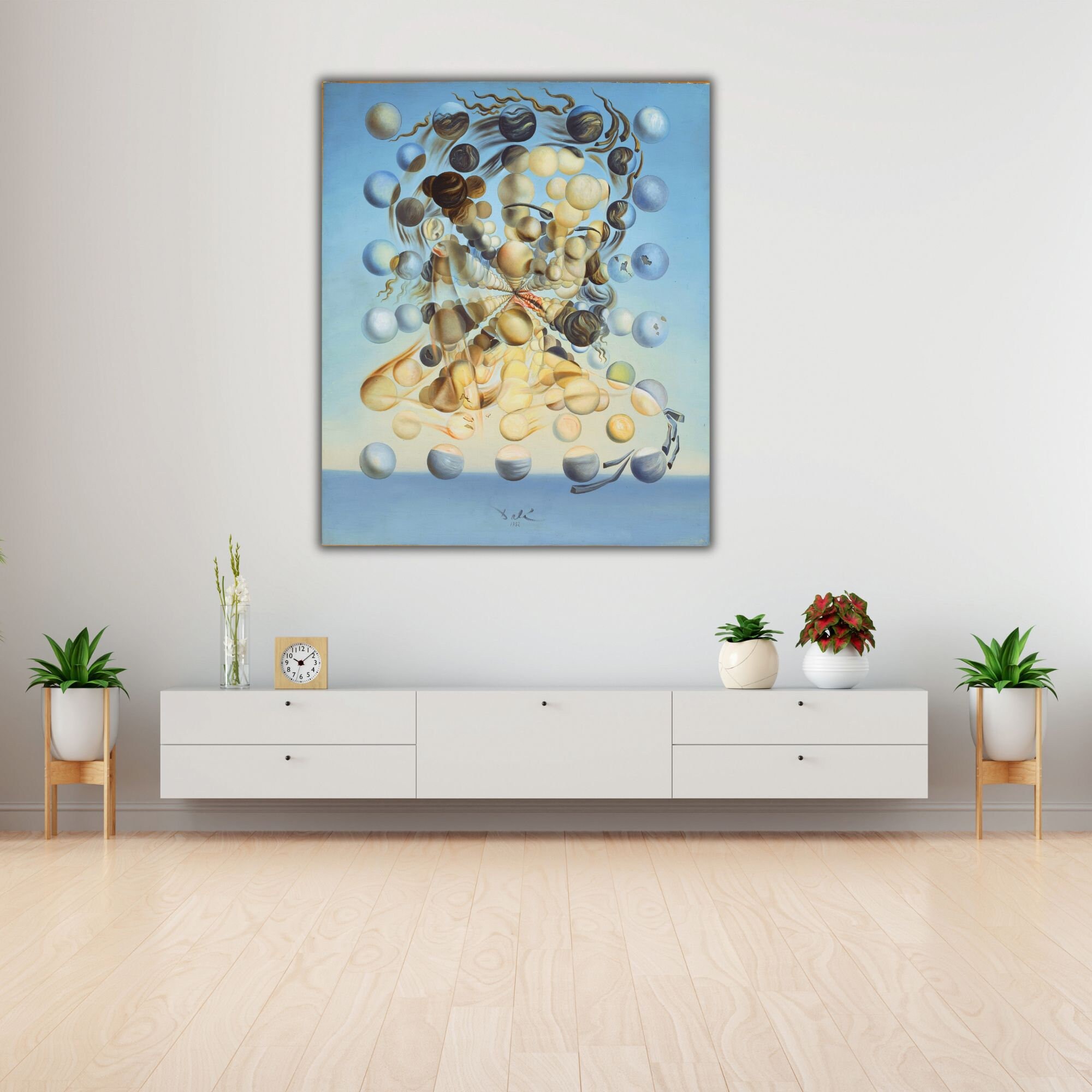 Galatea of the Spheres by Salvador Dali, Salvador Dali Canvas Print ...
