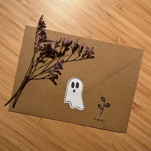 Adesivi fantasma | 5 pezzi, dipinti a mano