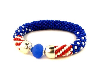 Liberty Bead Crochet Bracelet Digital Download Pattern Ann Benson