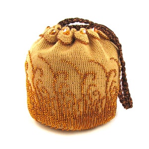 Waterweeds Bead Crochet Bag Digital Download Pattern Ann Benson