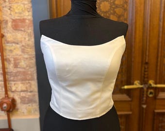 Strapless trouwkorset, bovenborst bustier naaipatroon